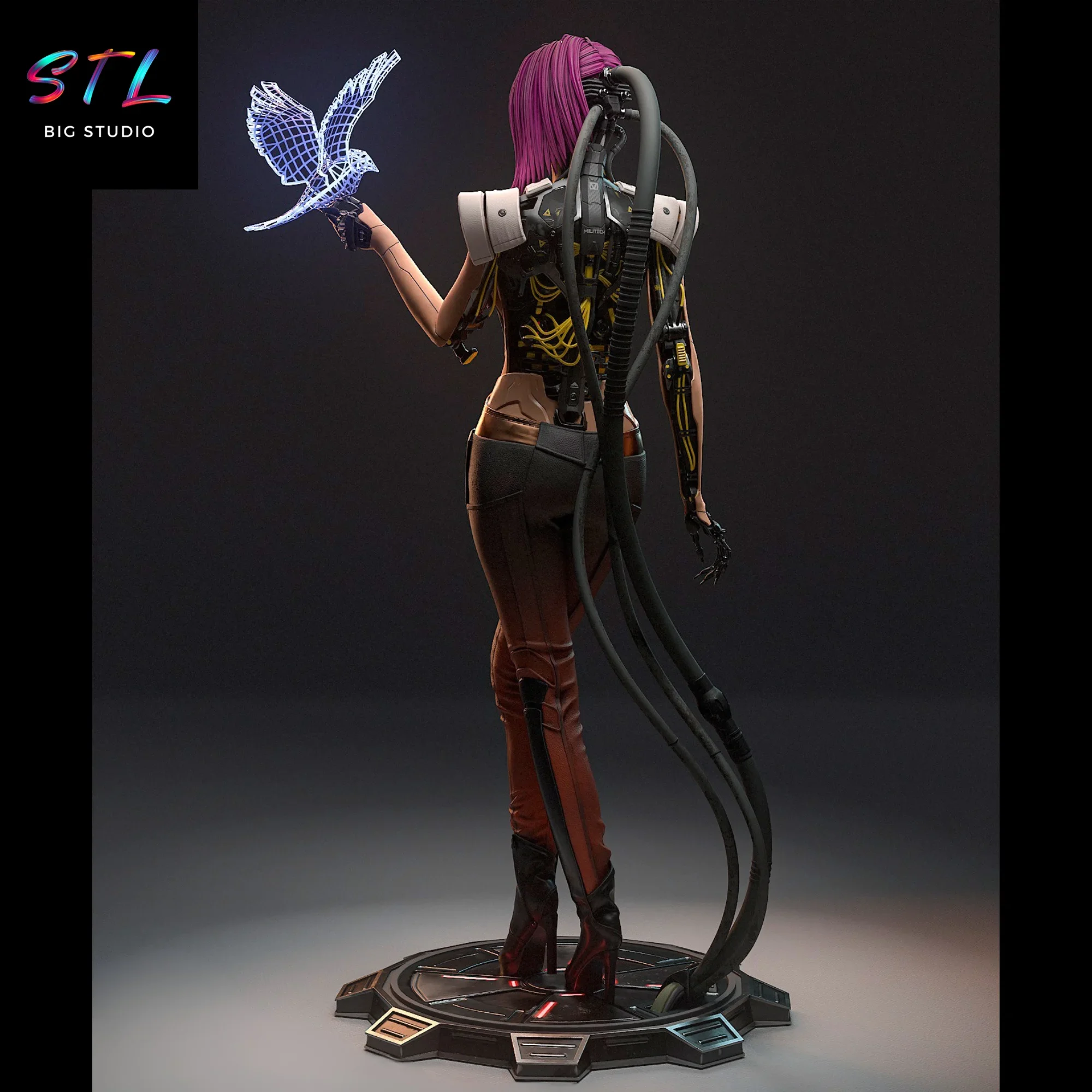 stl songbird cyberpunk 2077 para impresion 3d stl songbird cyberpunk 2077 para impresion 3d