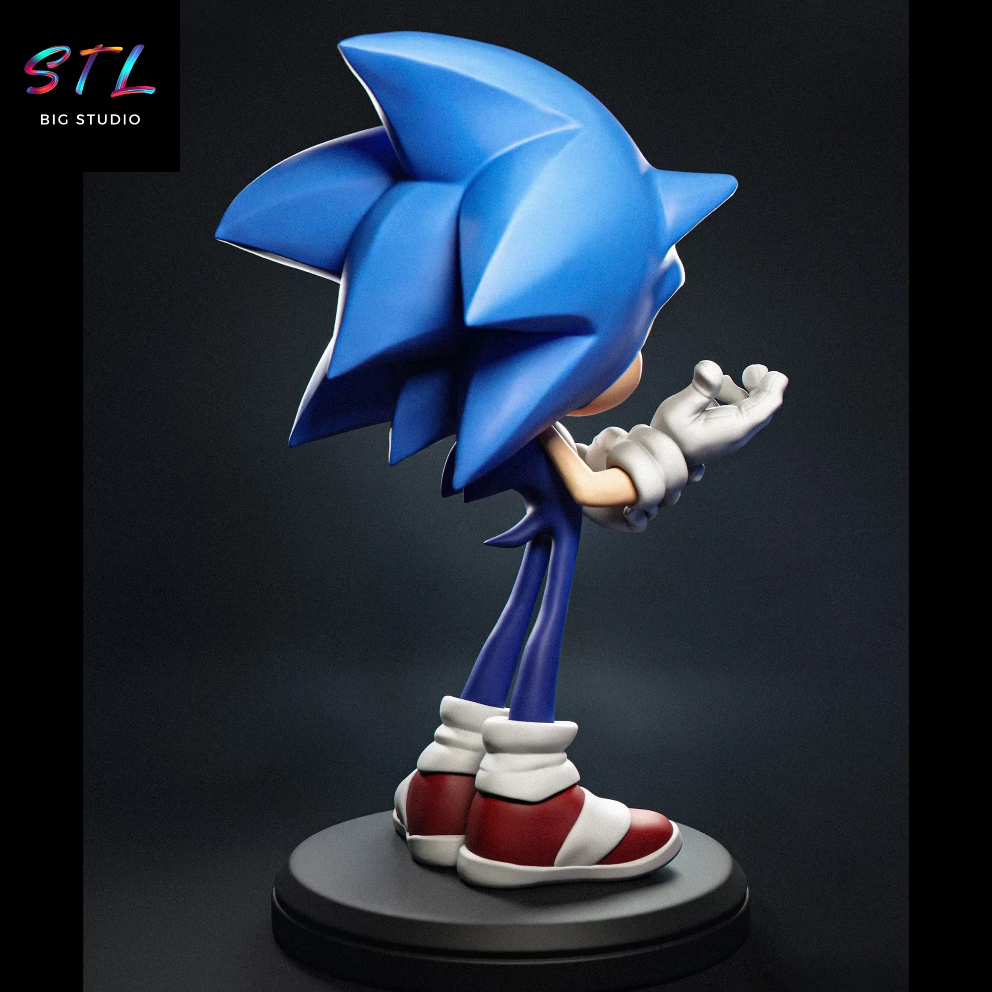 stl sonic figura impresion 3d stl sonic figura impresion 3d