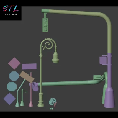 stl soy leyenda diorama imprimir 3d peliculas