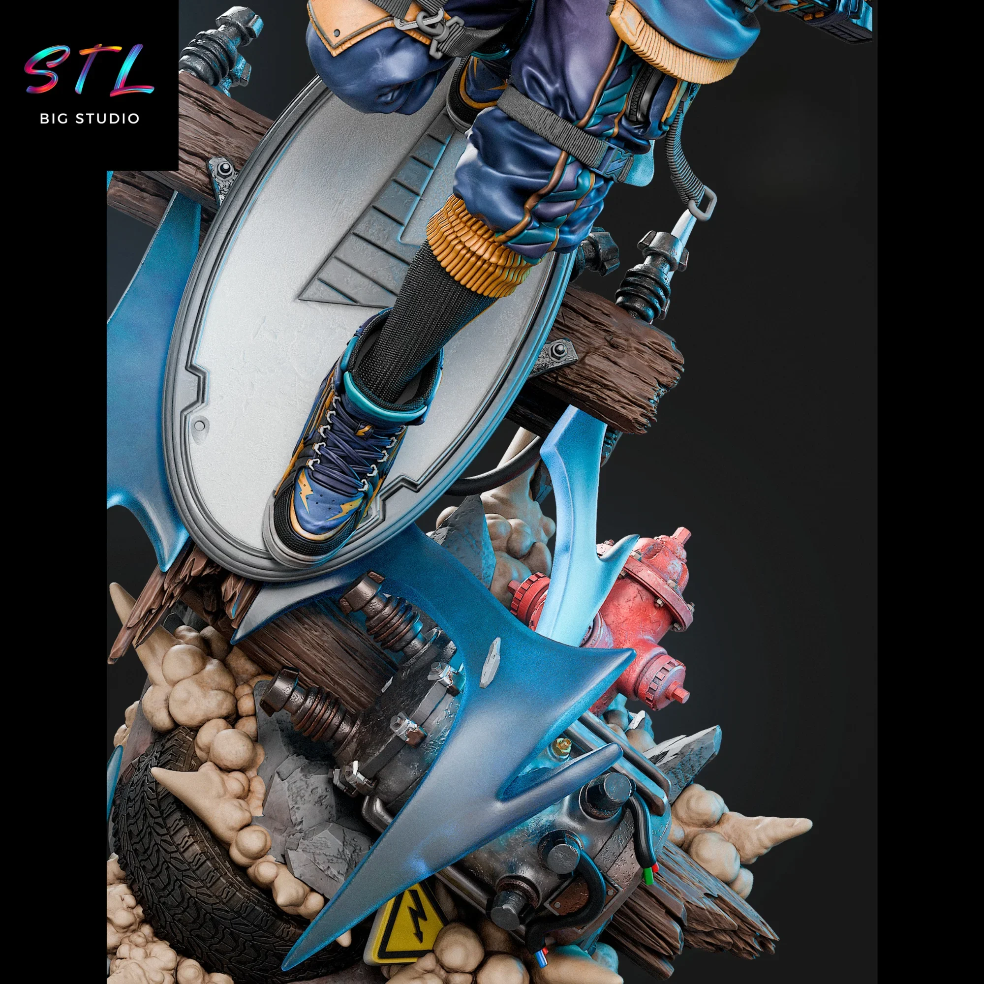 stl static shock dc impresion 3d figura virgil hawkins stl static shock dc impresion 3d figura virgil hawkins