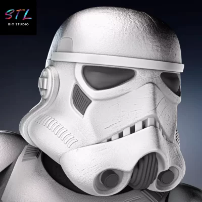 stl stormtrooper imprimir 3d figura star wars