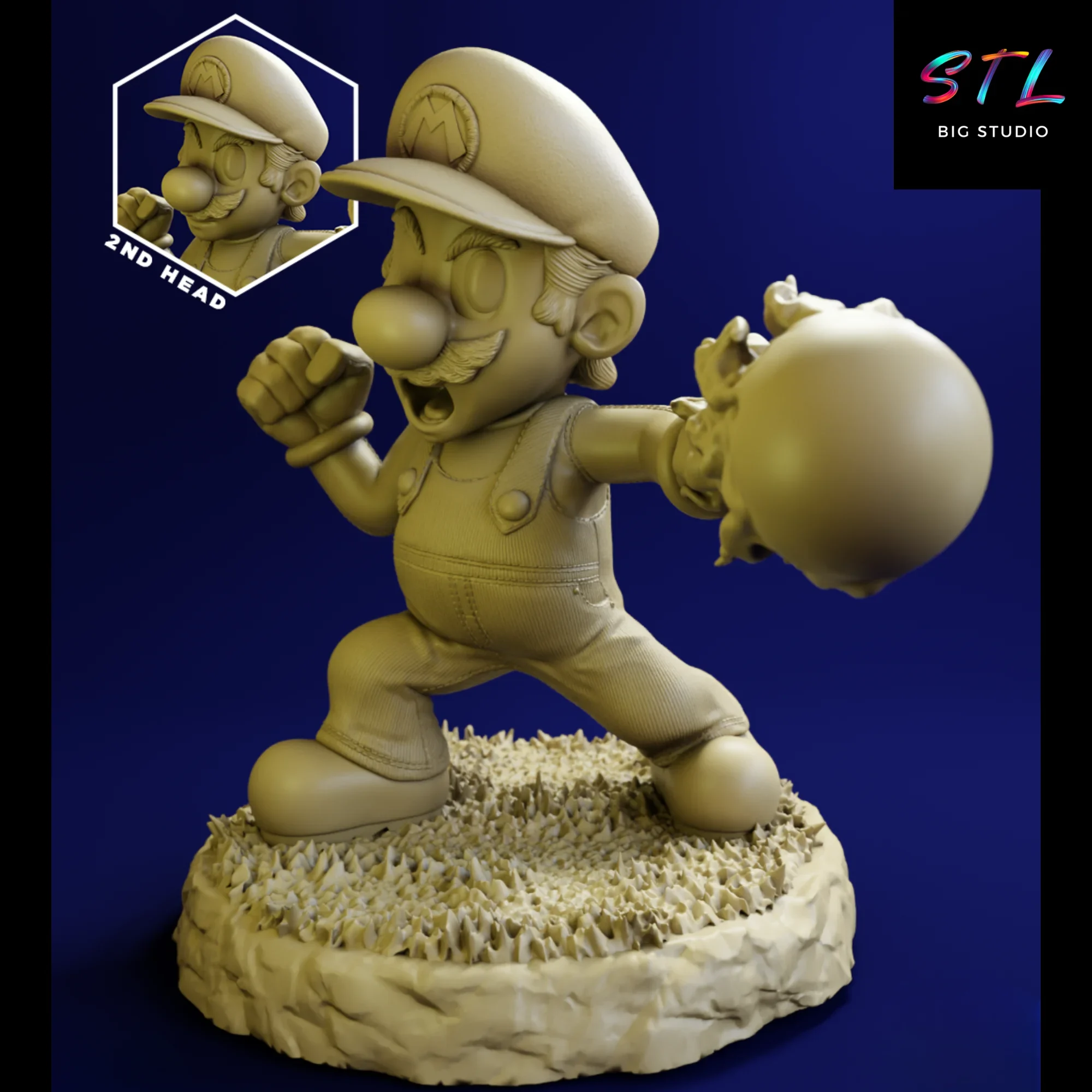stl super mario bola de fuego para impresion 3d stl super mario bola de fuego para impresion 3d