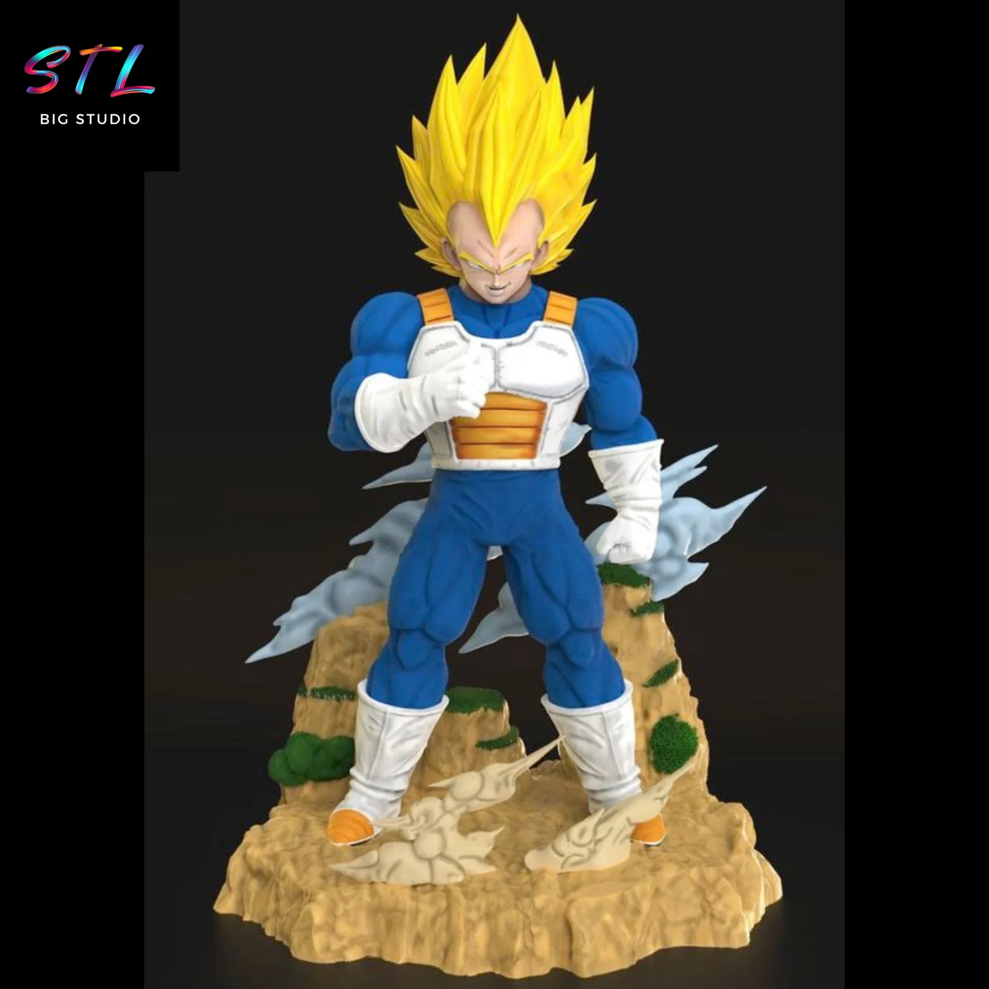 stl super vegeta dragon ball namek 3d stl super vegeta dragon ball namek 3d
