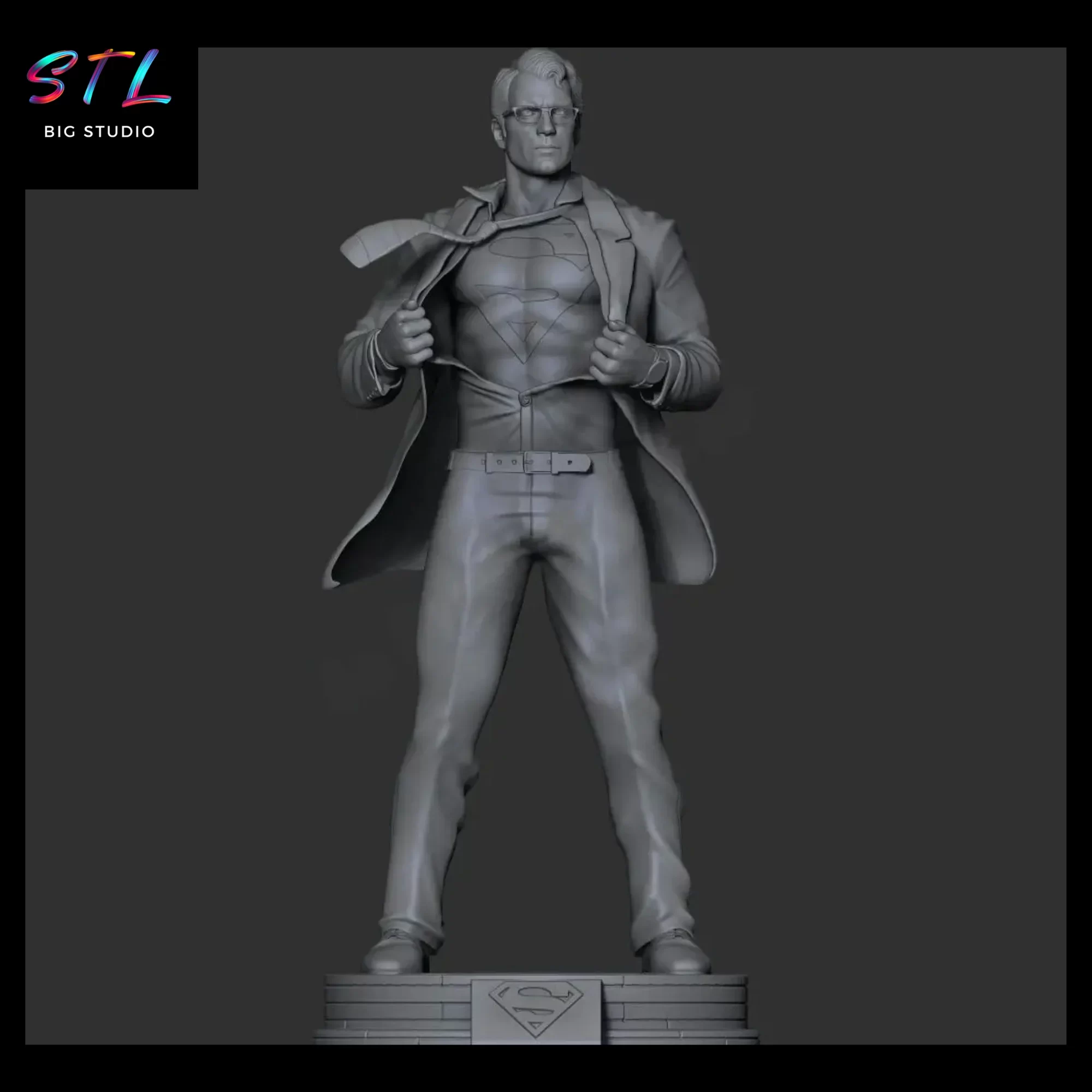 stl superman clark kent imprimir 3d stl superman clark kent imprimir 3d