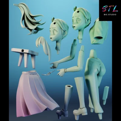 stl suzume no tojimari impresion 3d