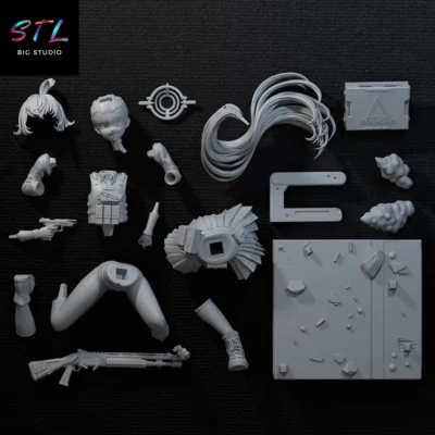 stl takanashi hoshino figura blue archive impresion 3d