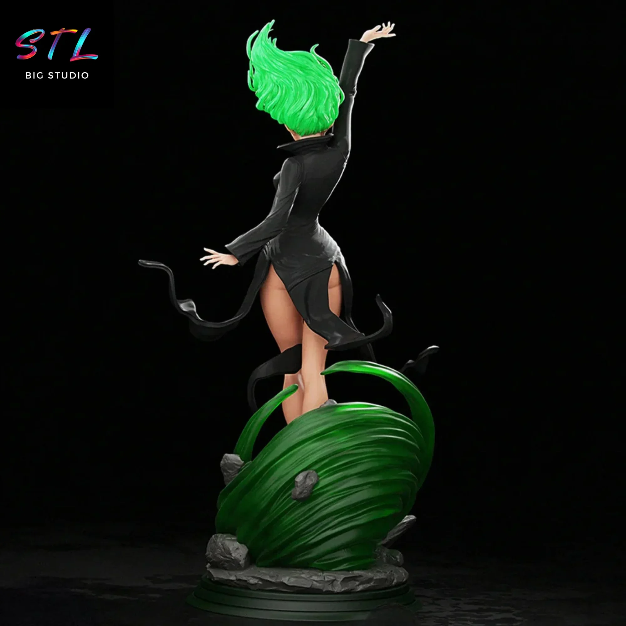 stl tatsumaki one punch man figura impresion 3d stl tatsumaki one punch man figura impresion 3d