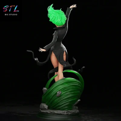 stl tatsumaki one punch man figura impresion 3d