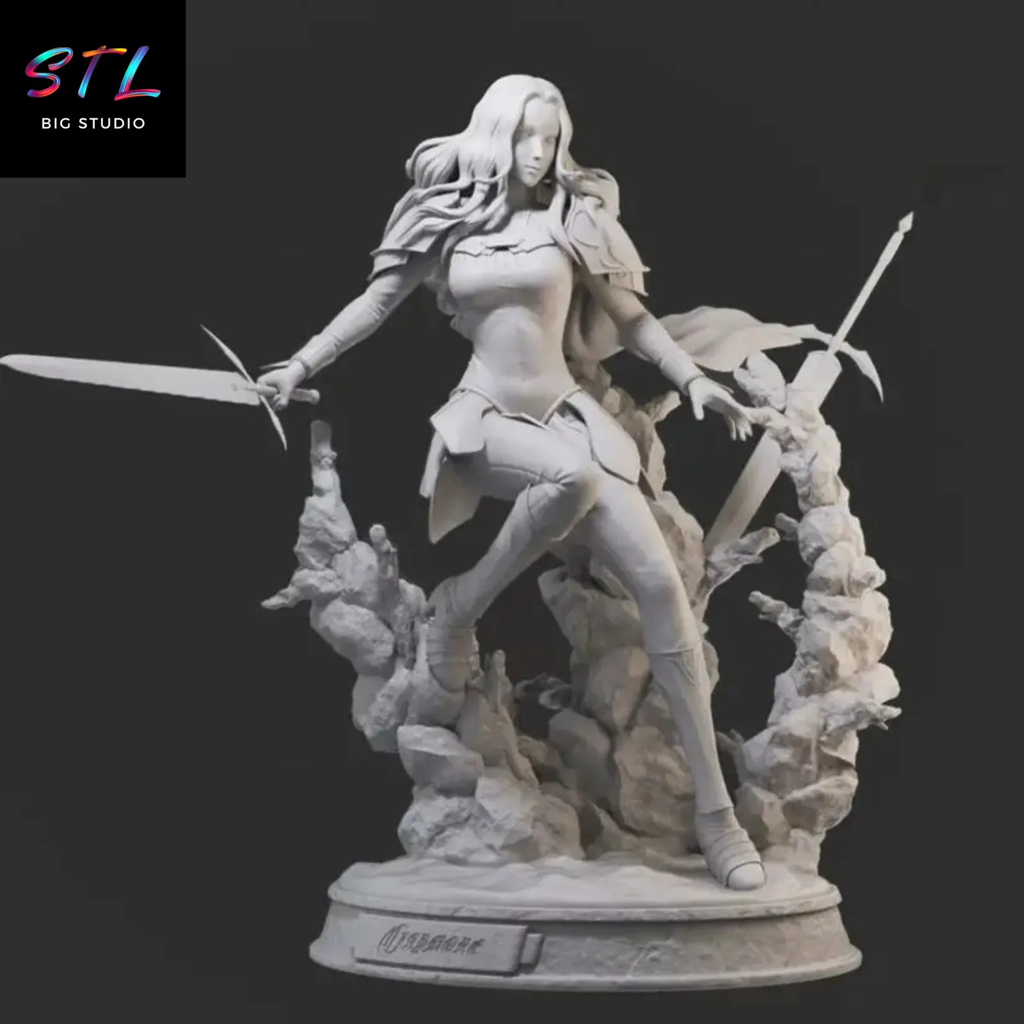 stl teresa claymore impresion 3d stl teresa claymore impresion 3d