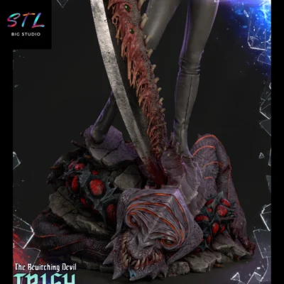 stl trish devil may cry figura para imprimir en 3d