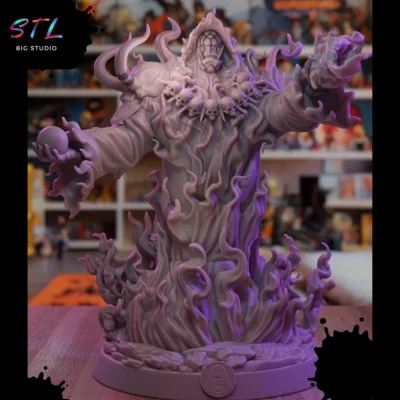 stl tusk solo leveling figura impresion 3d
