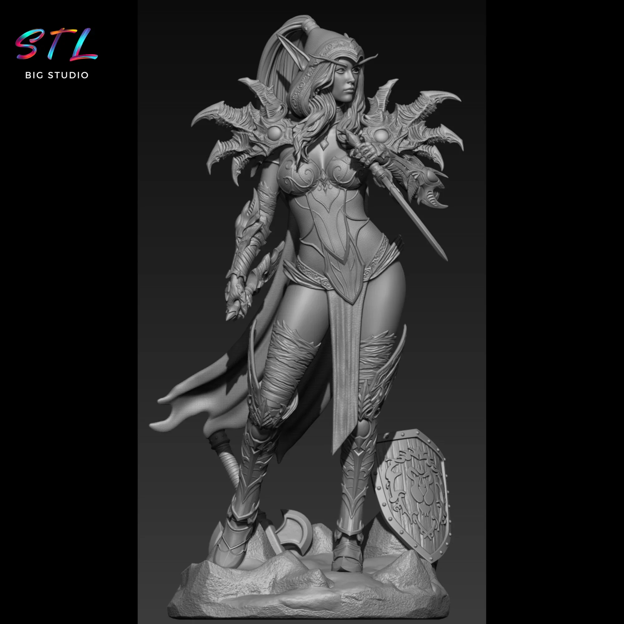 stl valeera sanguinar wow impresion 3d figura world of warcraft stl valeera sanguinar wow impresion 3d figura world of warcraft