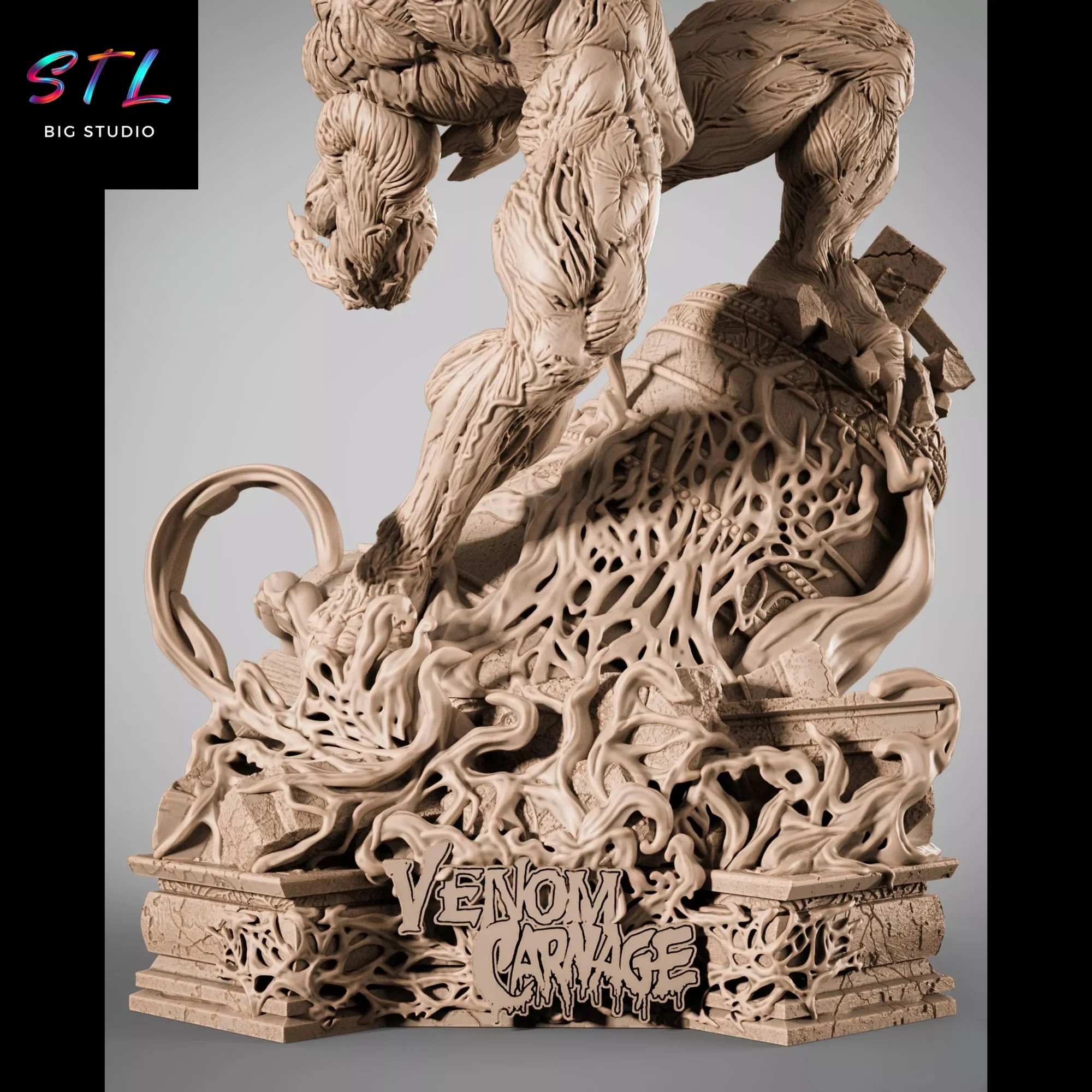 stl venom vs carnage impresion 3d figura marvel stl venom vs carnage impresion 3d figura marvel