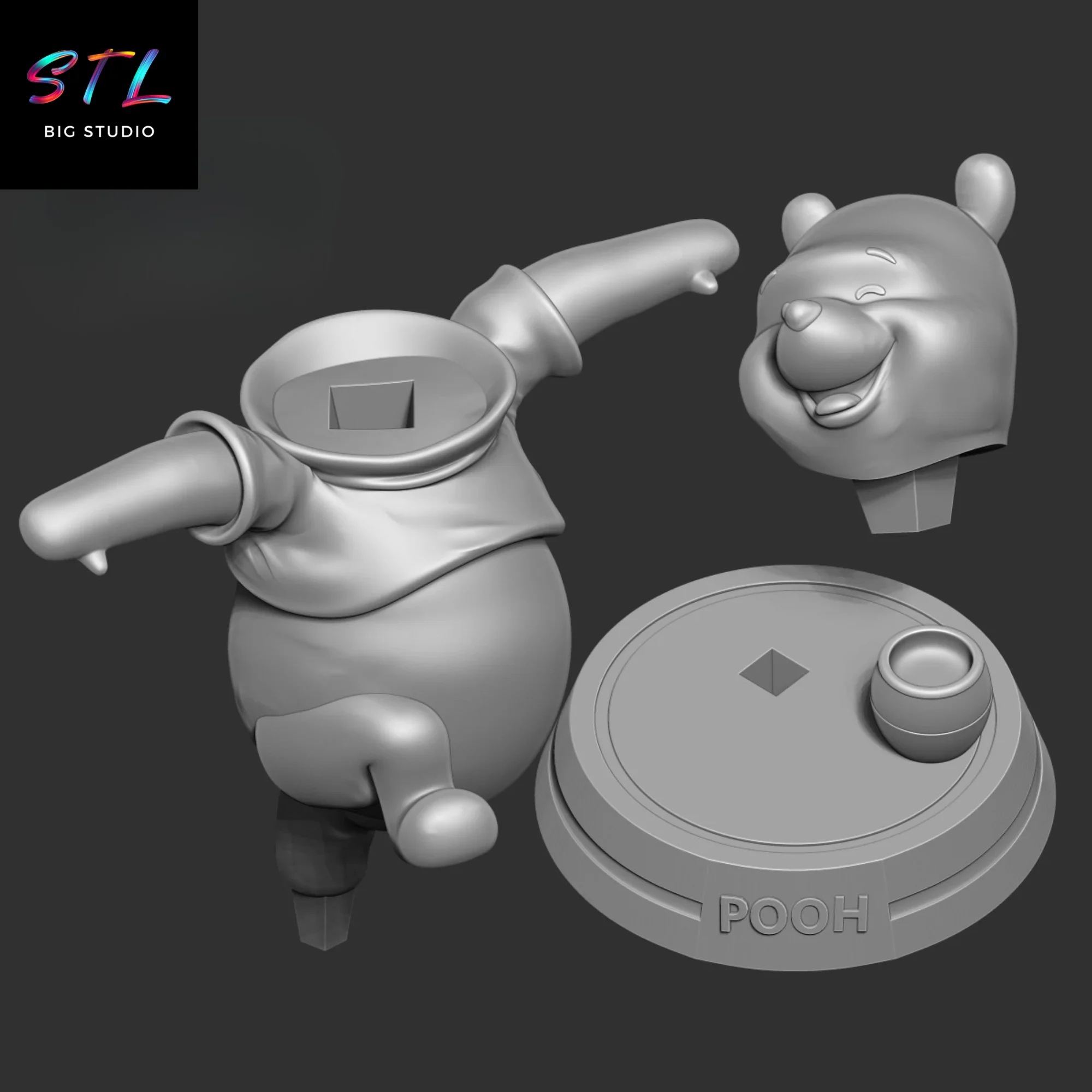 stl winnie the pooh impresion 3d stl winnie the pooh impresion 3d