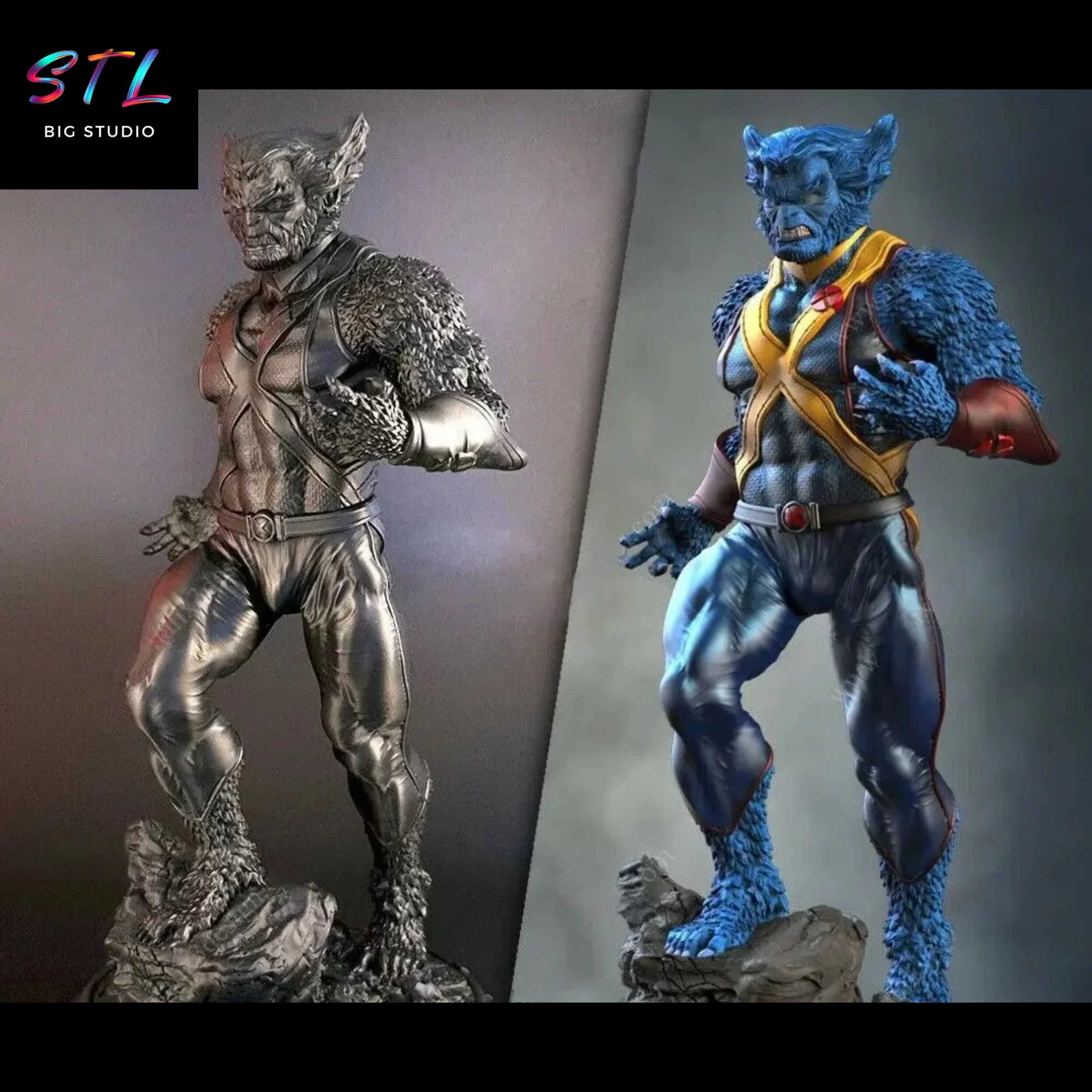 stl xmen bestia imprimir 3d stl xmen bestia imprimir 3d