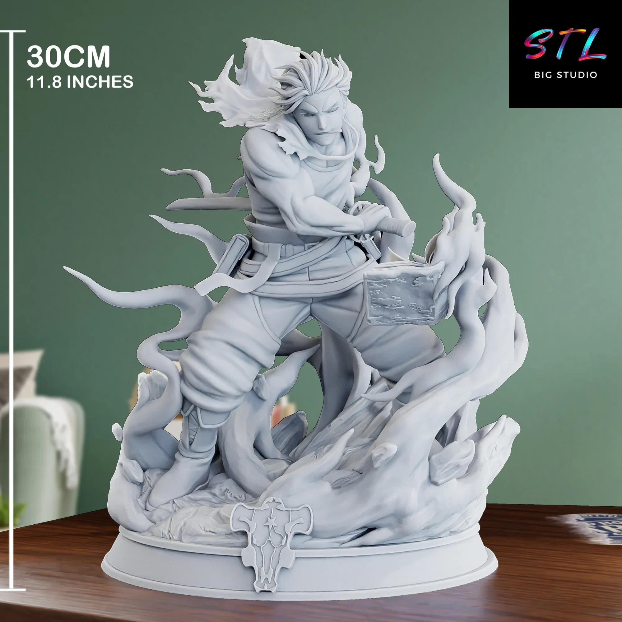 stl yami sukehiro figura black clover impresion 3d stl yami sukehiro figura black clover impresion 3d