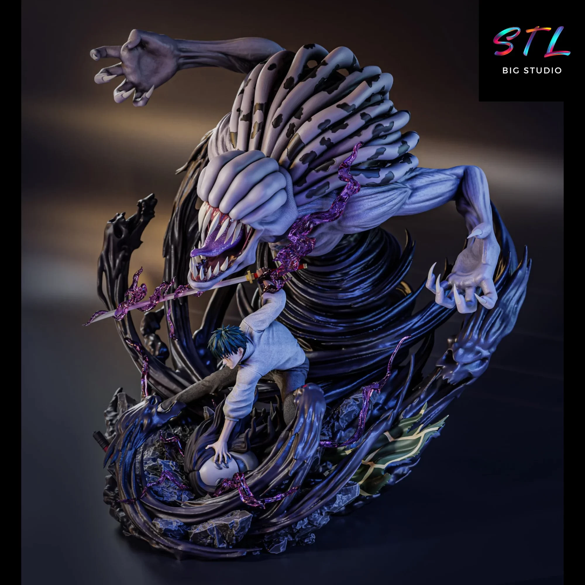 stl yuta y rika diorama jujutsu kaisen 3d stl yuta y rika diorama jujutsu kaisen 3d