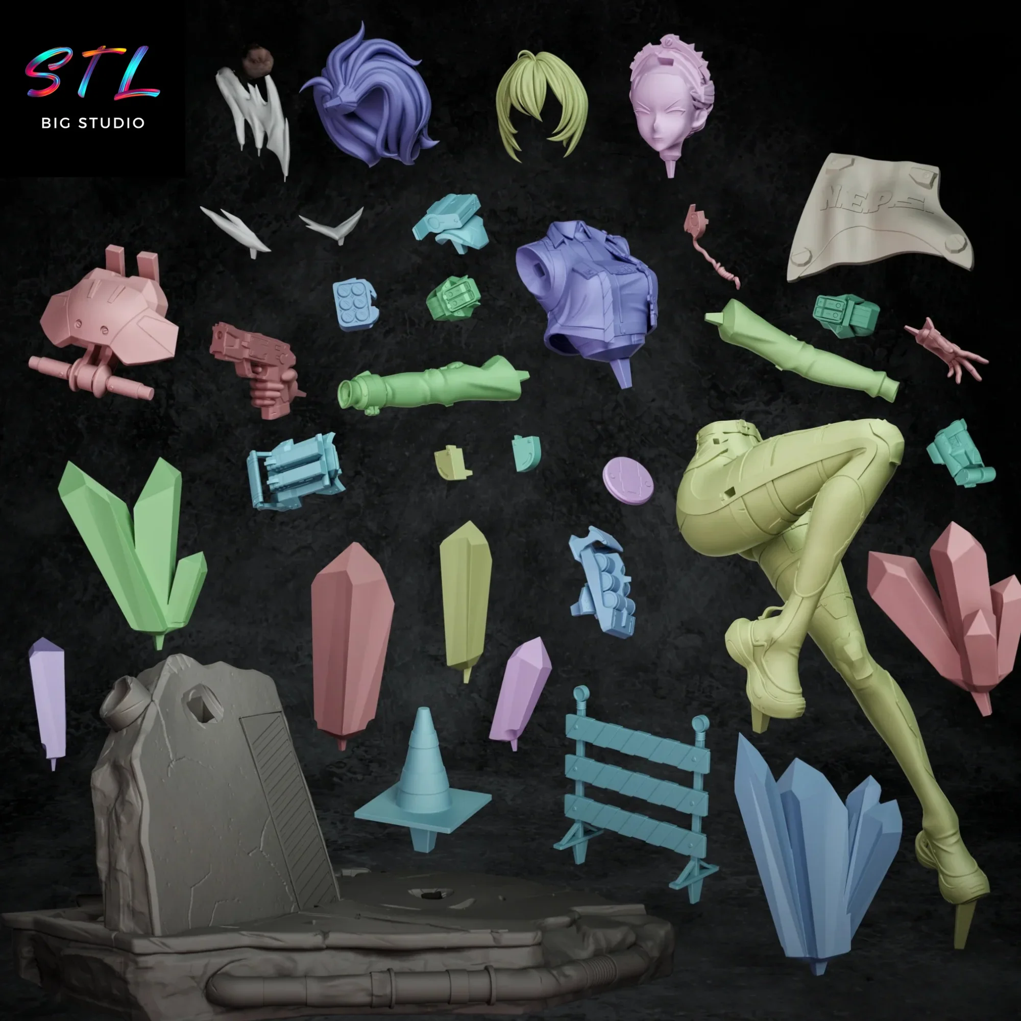 stl zhu yuan zenless zone zero impresion 3d stl zhu yuan zenless zone zero impresion 3d