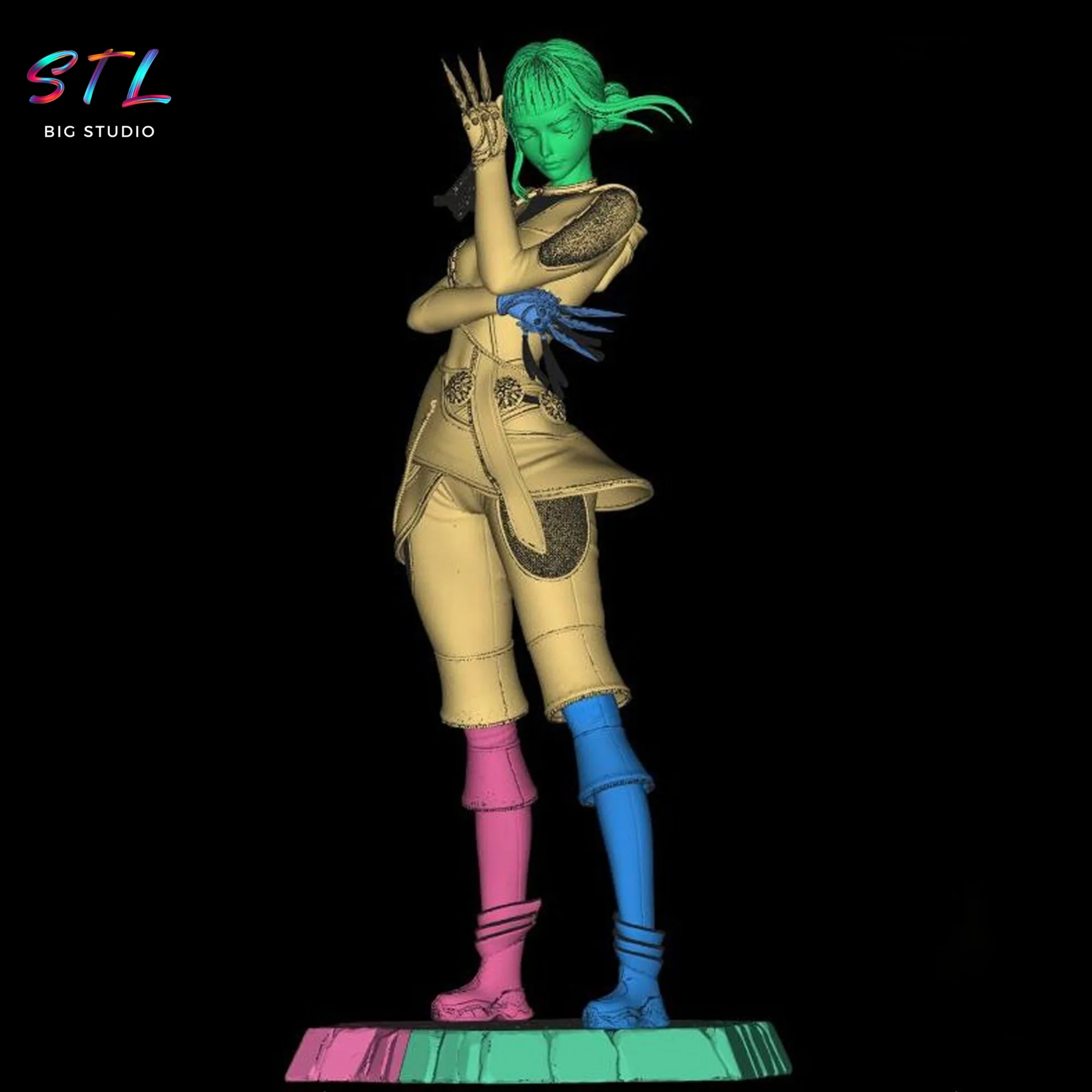 stl zoey las guerreras k-pop figura impresion 3d stl zoey las guerreras k-pop figura impresion 3d
