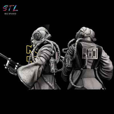 stl zuckuss imprimir 3d star wars