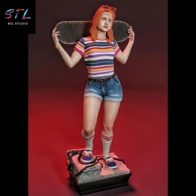 stranger things stl max figura impresion 3d