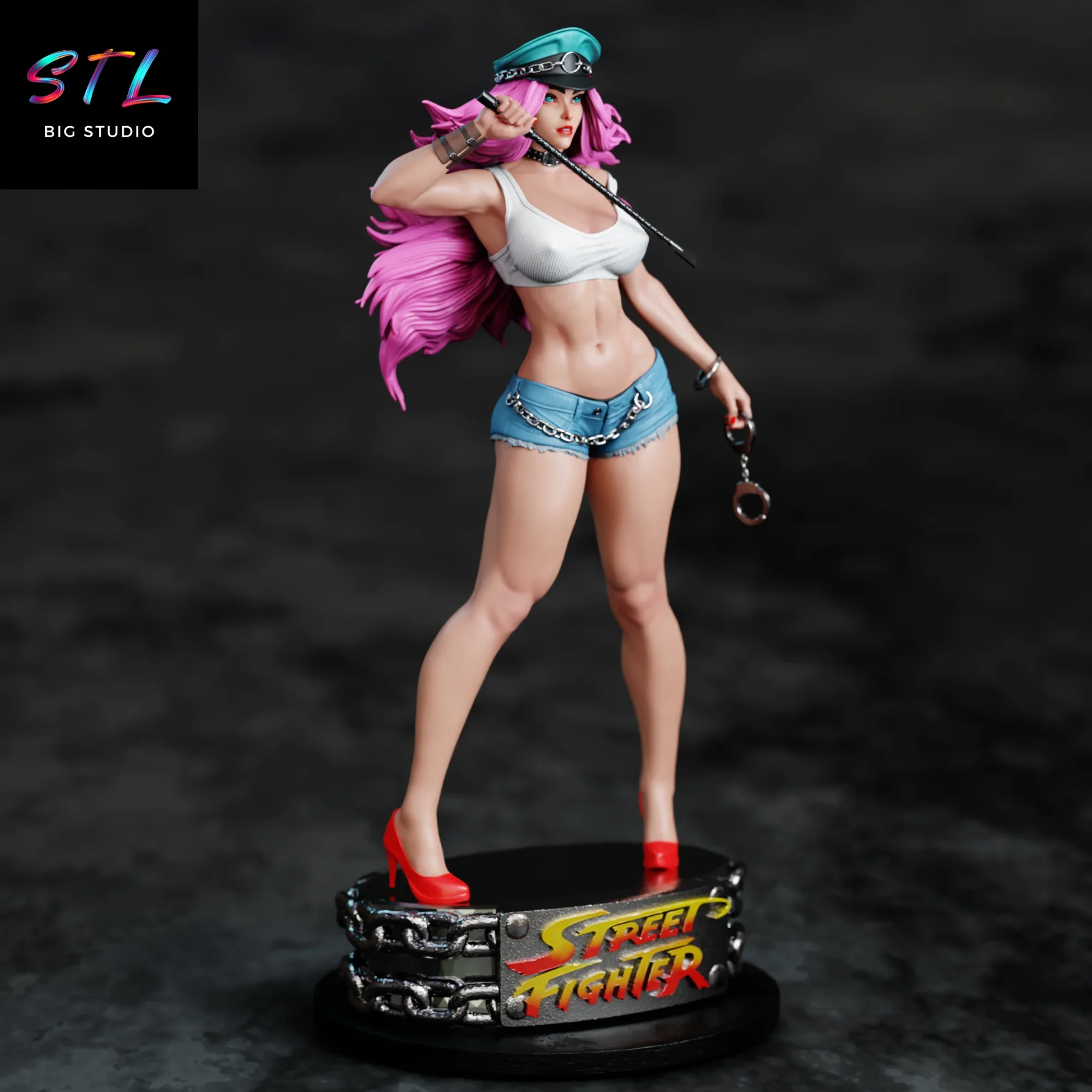 street fighter stl impresion 3d figura poison street fighter stl impresion 3d figura poison