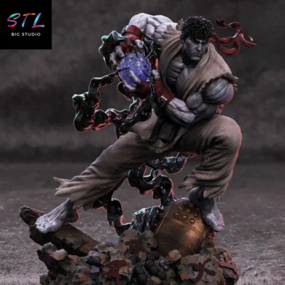 street fighter stl ryu figura para impresion 3d