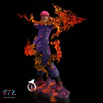 sukuna stl jujutsu kaisen impresion 3d