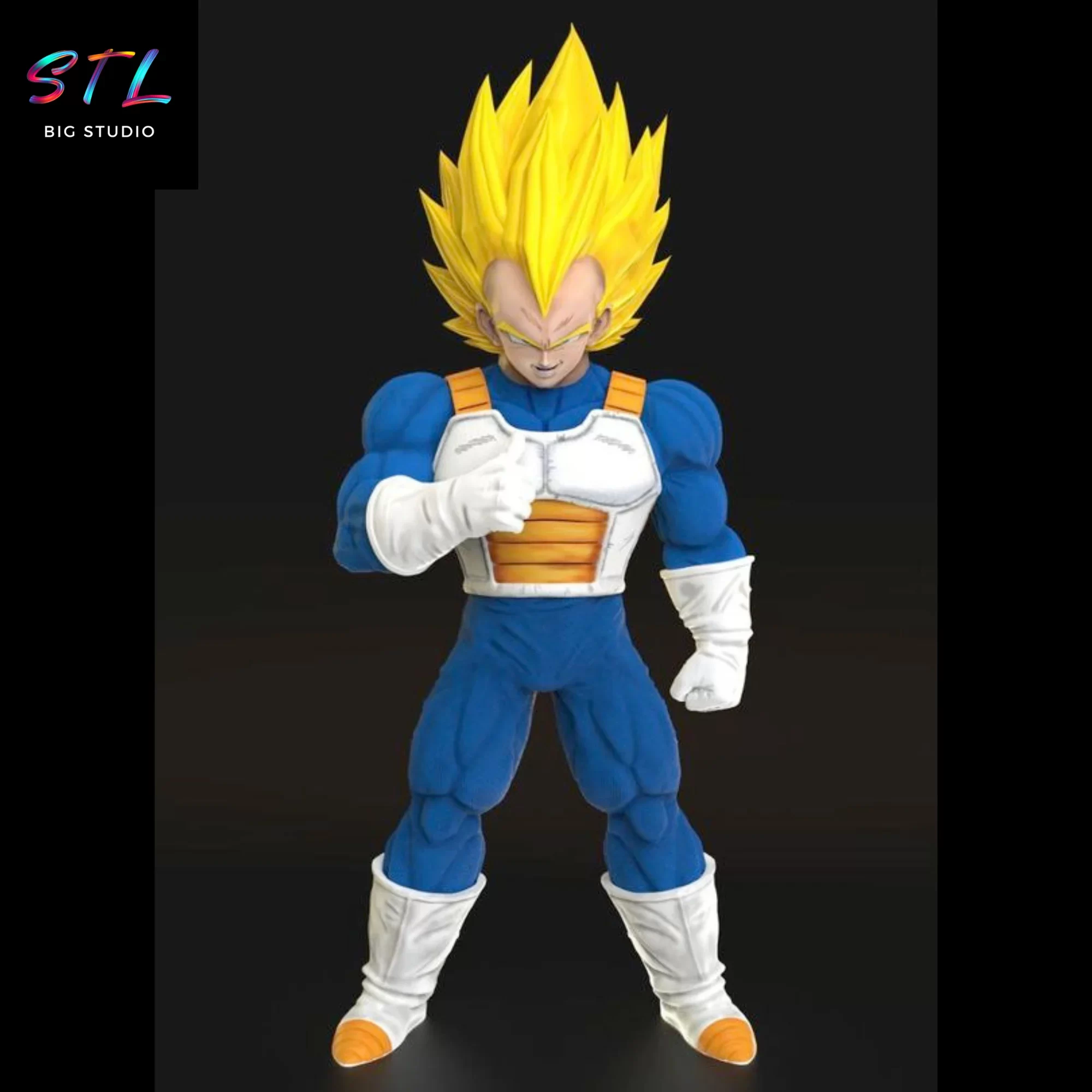 super vegeta stl bola de dragon impresion 3d super vegeta stl bola de dragon impresion 3d