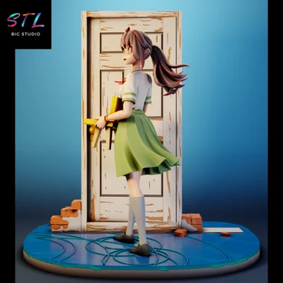 suzume no tojimari stl impresion 3d diorama