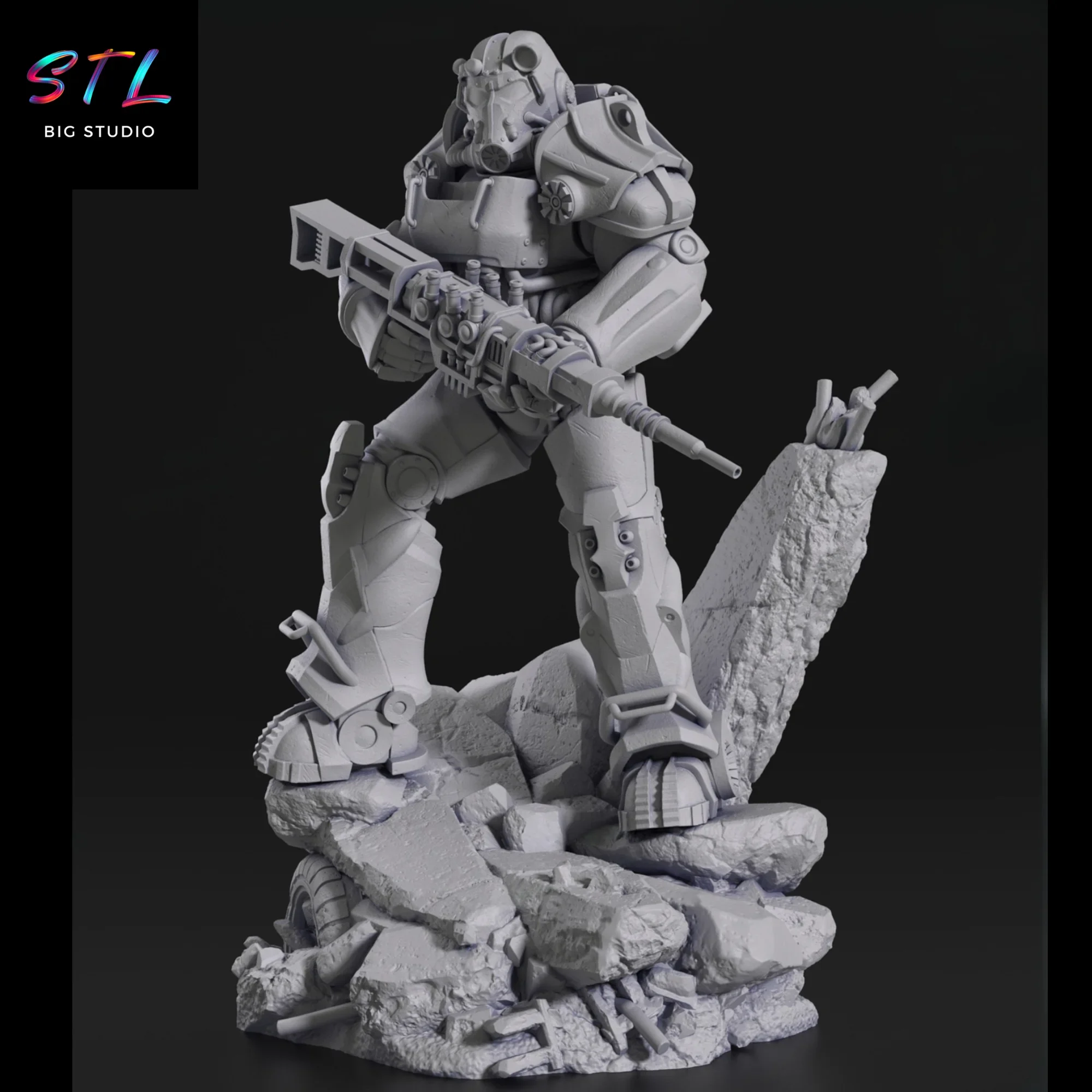 t 60 power armor stl fallout impresion 3d t 60 power armor stl fallout impresion 3d