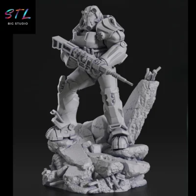 t 60 power armor stl fallout impresion 3d