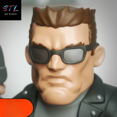 t800 stl terminator chibi impresion 3d