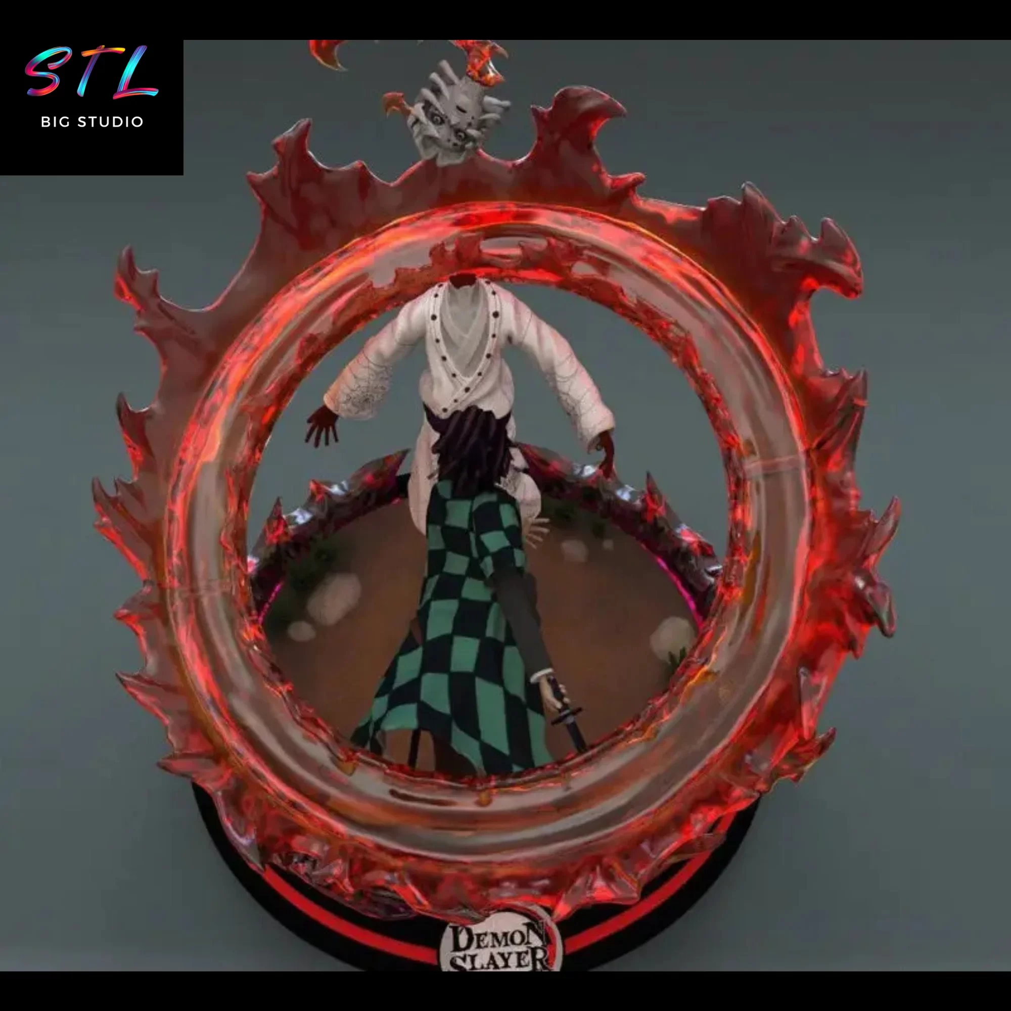 tanjiro kamado stl diorama demon slayer tanjiro kamado stl diorama demon slayer