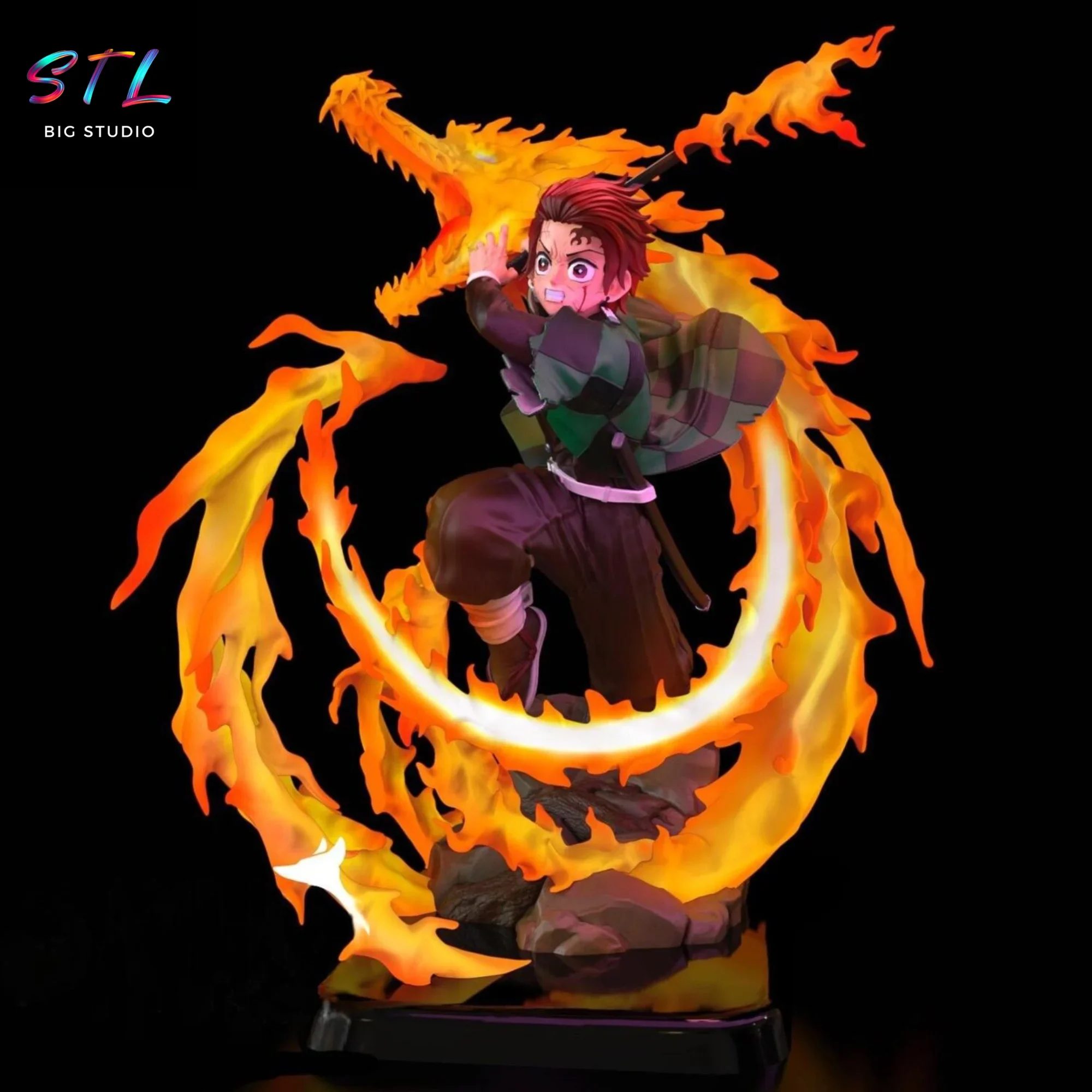 tanjiro kamado stl kimetsu no yaiba impreison 3d tanjiro kamado stl kimetsu no yaiba impreison 3d