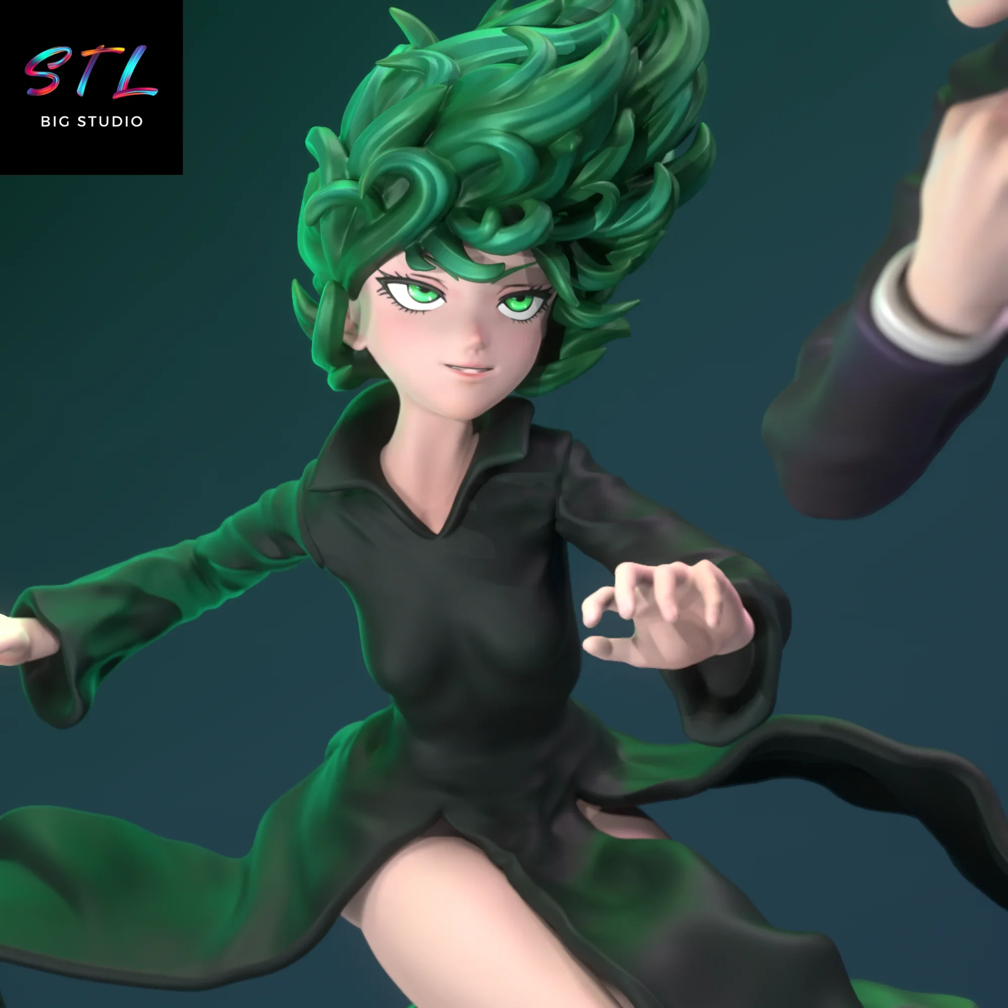 tatsumaki stl one punch man impresion 3d tatsumaki stl one punch man impresion 3d