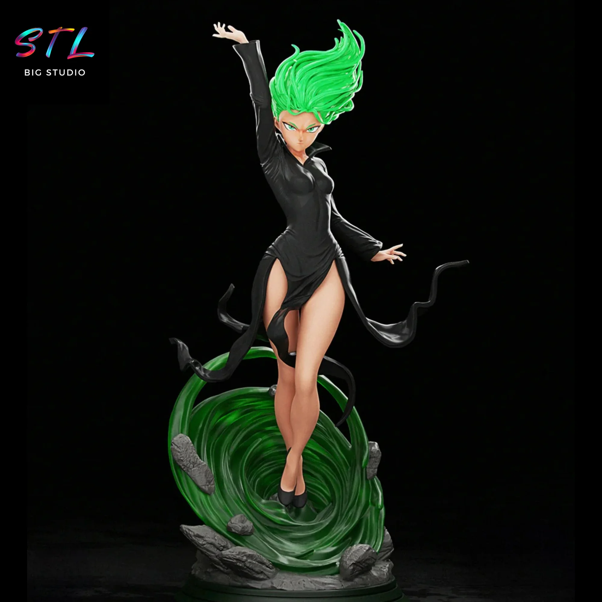 tatsumaki stl one punch man impresion 3d