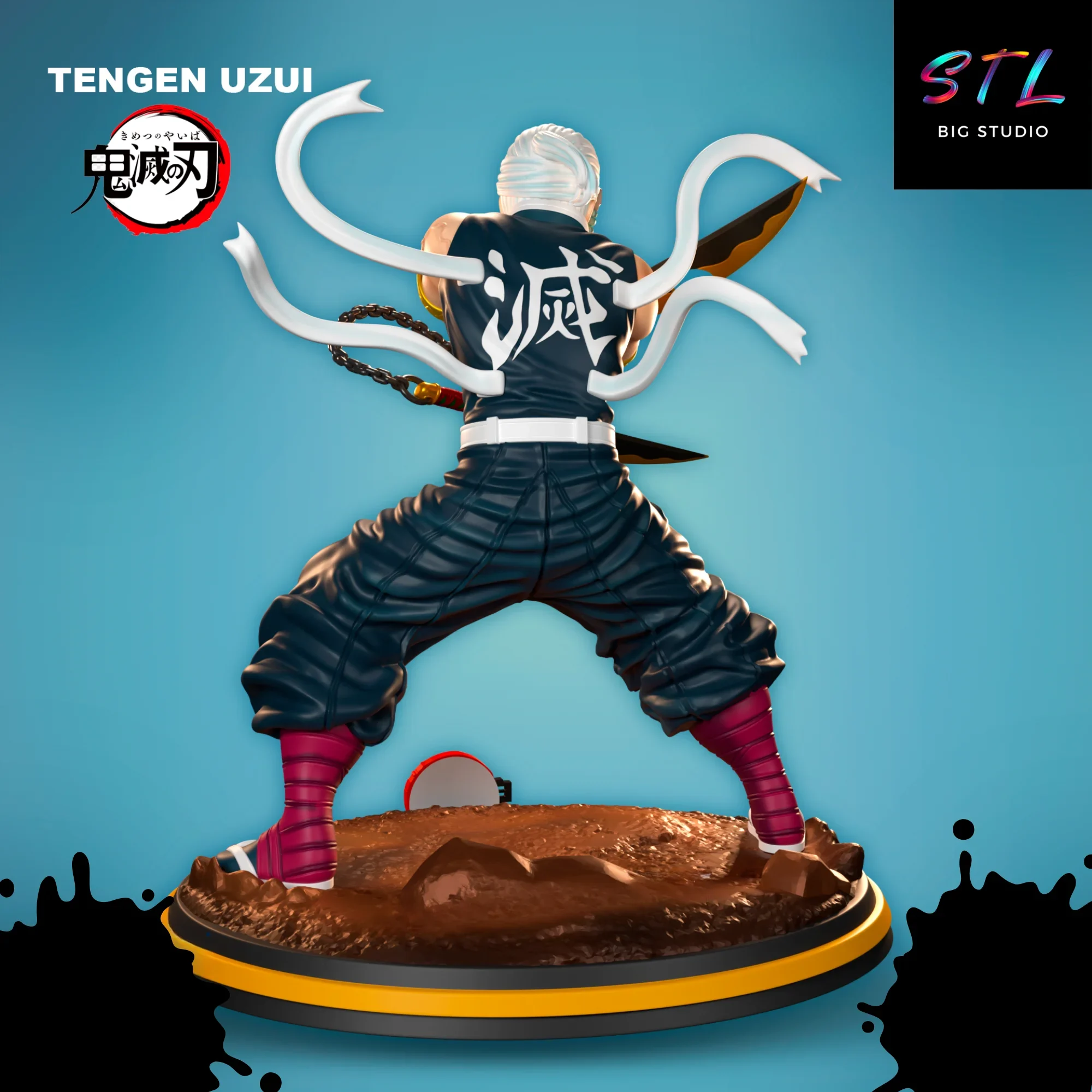 tengen uzui stl kimetsu no yaiba impresion 3d tengen uzui stl kimetsu no yaiba impresion 3d