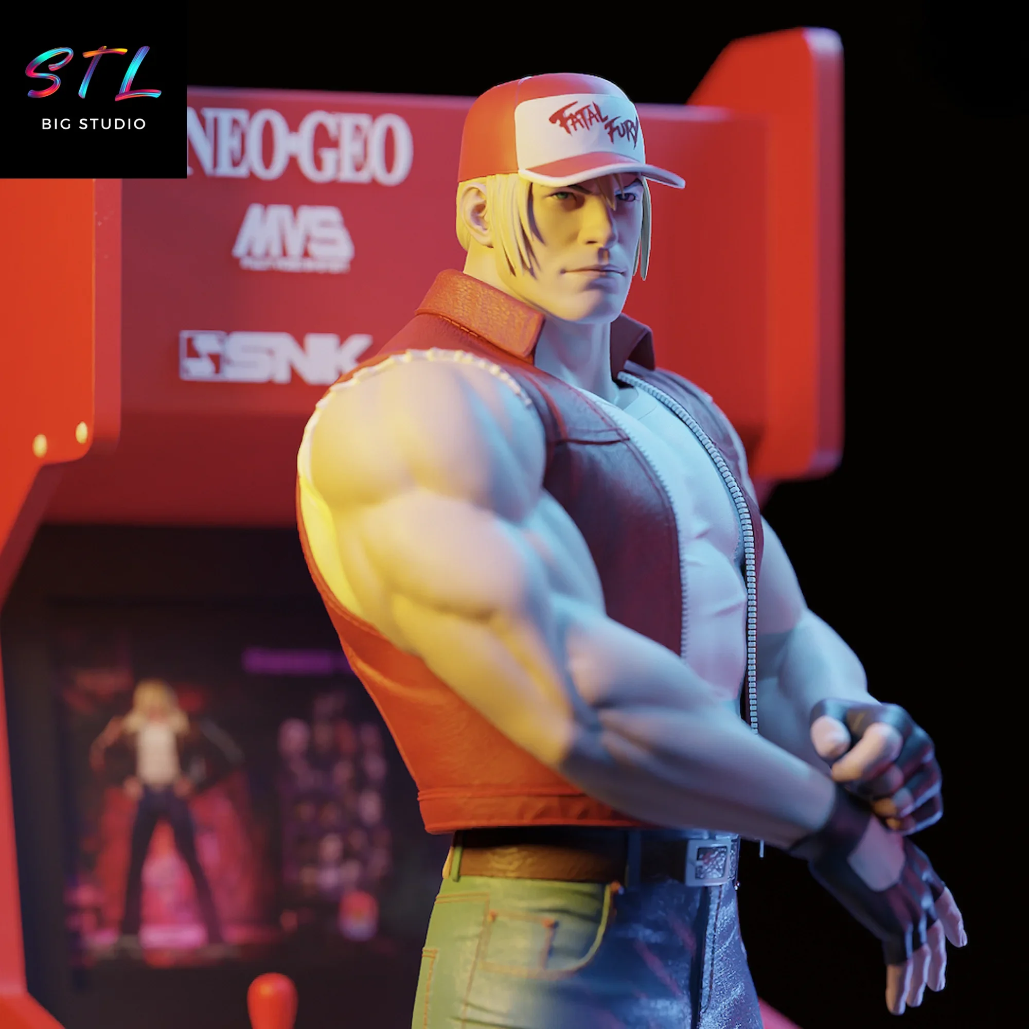 terry bogard stl the king of fighters impresion 3d fatal fury terry bogard stl the king of fighters impresion 3d fatal fury
