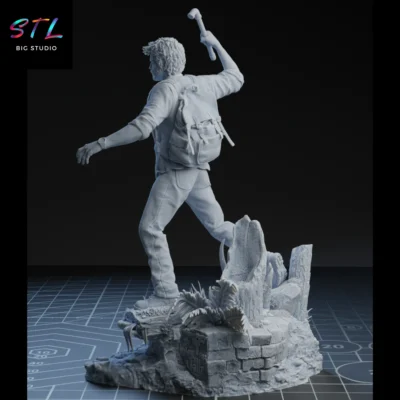 the last of us stl joel miller impresion 3d