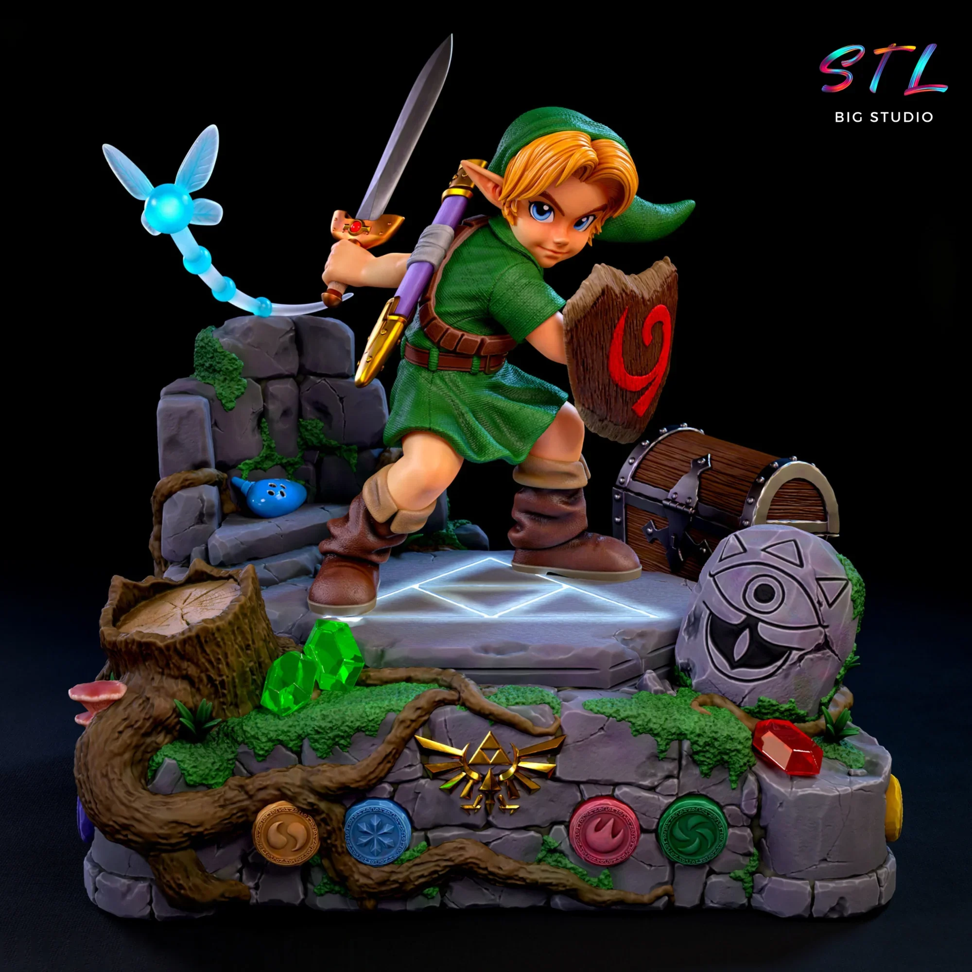 the legend of zelda stl diorama para impresion 3d the legend of zelda stl diorama para impresion 3d