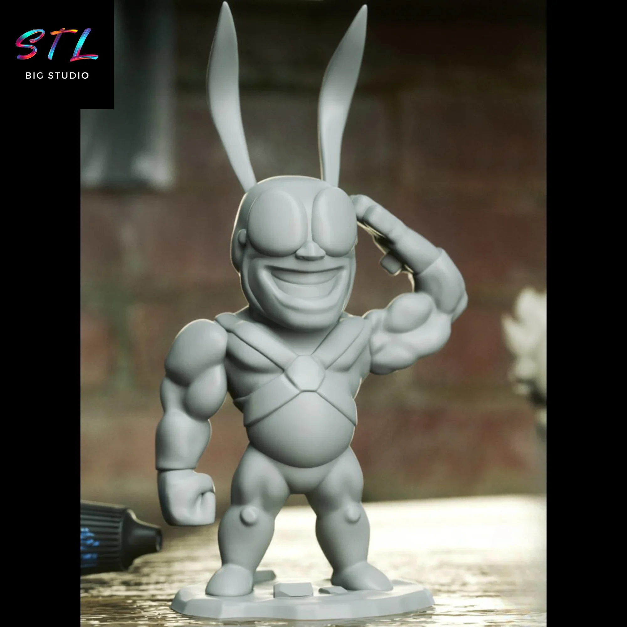 the tick stl arthur chibi figura para impresion 3d the tick stl arthur chibi figura para impresion 3d