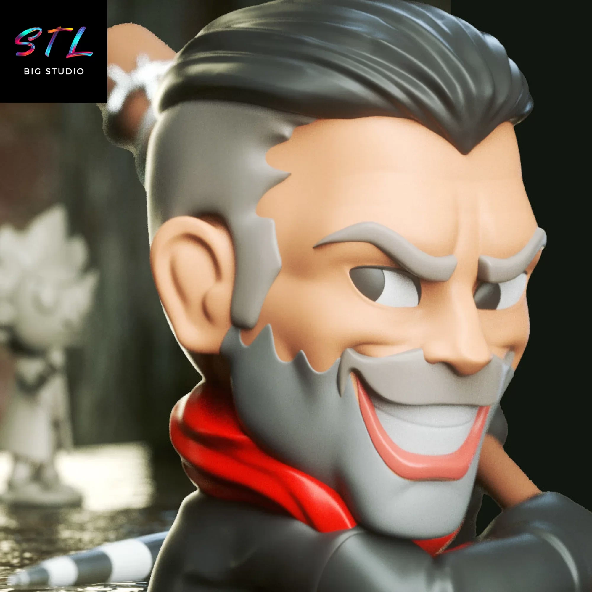 the walking dead chibi stl negan kawaii impresion 3d the walking dead chibi stl negan kawaii impresion 3d