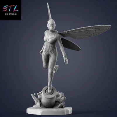 the wasp stl impresion 3d marvel