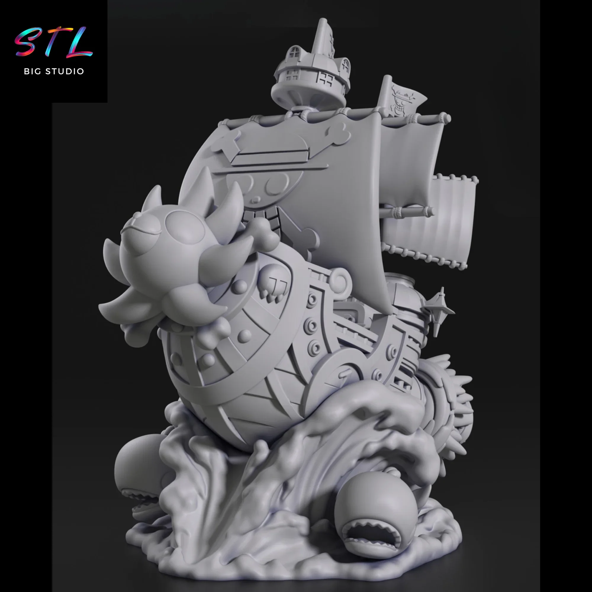 thousand sunny para imprimir en 3d one piece thousand sunny para imprimir en 3d one piece