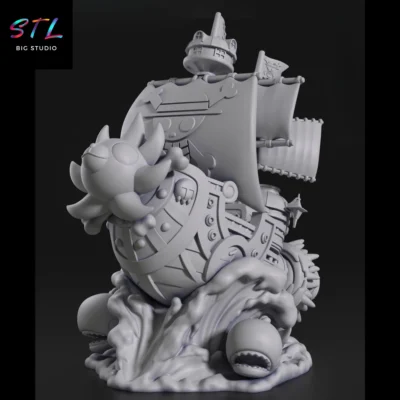 thousand sunny para imprimir en 3d one piece