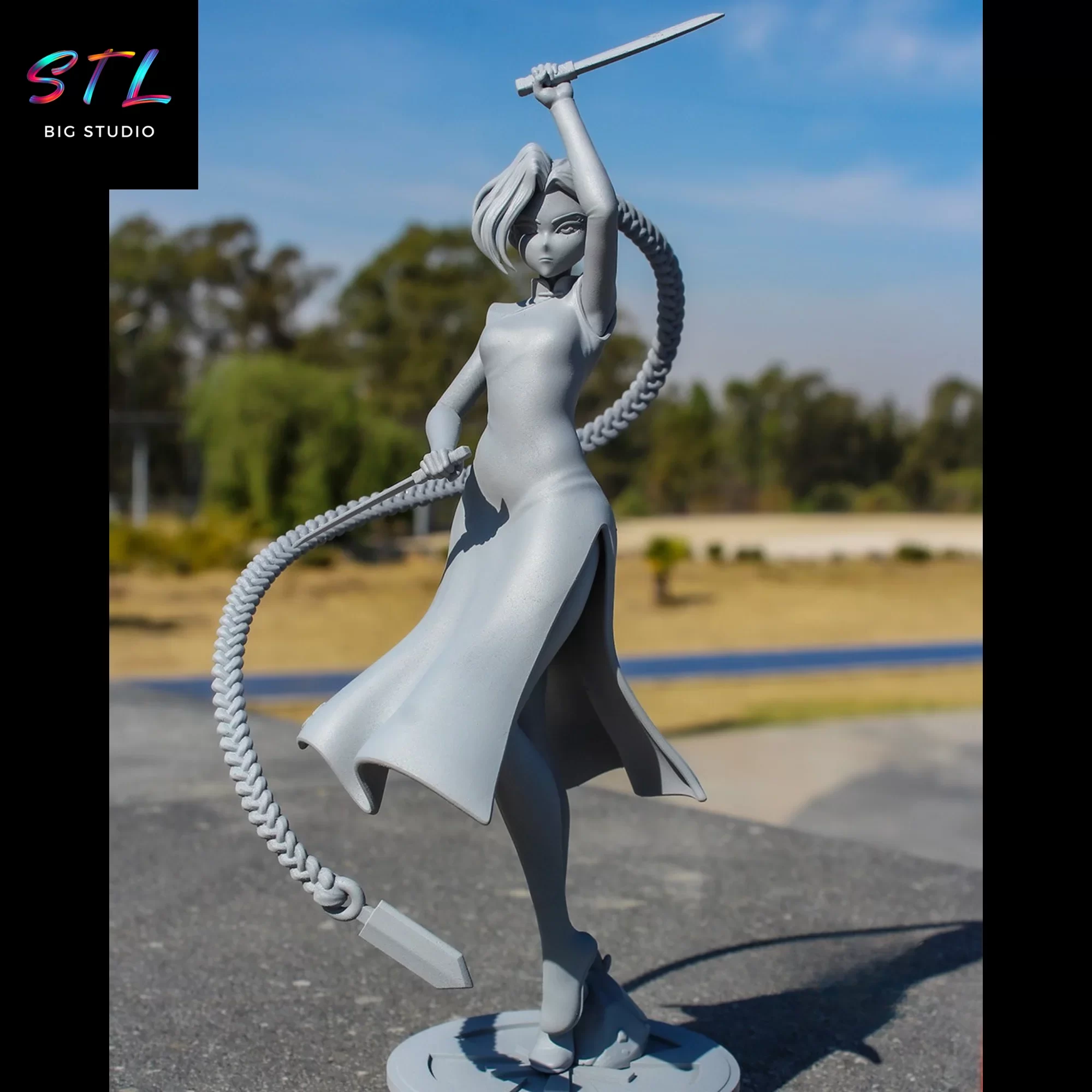 thriteen scissor seven stl figura impresion 3d thriteen scissor seven stl figura impresion 3d