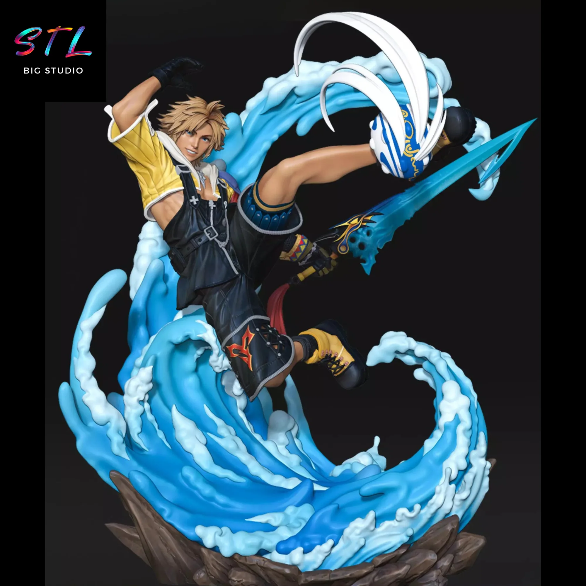 tidus stl final fantasy x impresion 3d