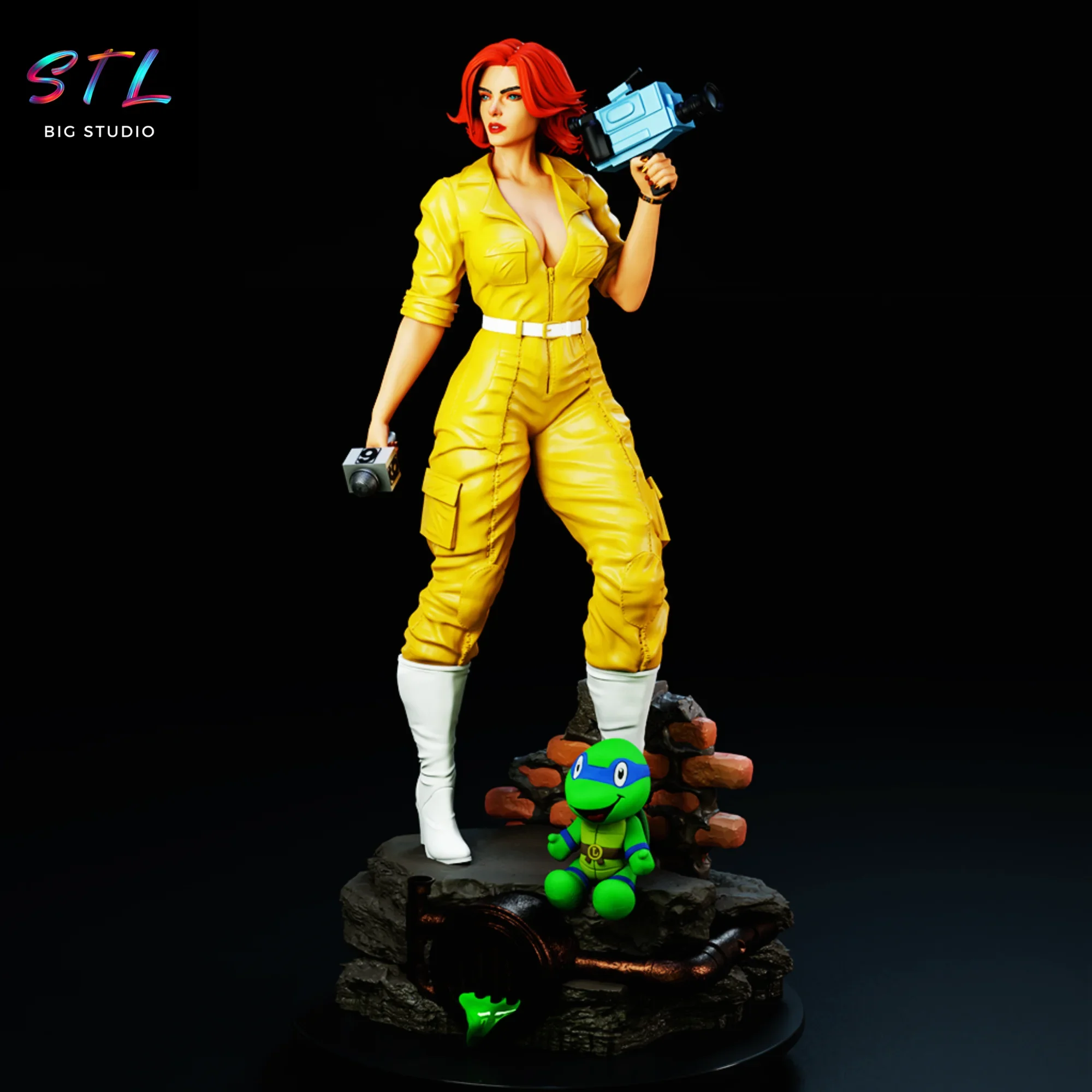 tmnt stl April O’Neil figura tortugas ninja para impresion 3d tmnt stl April O’Neil figura tortugas ninja para impresion 3d