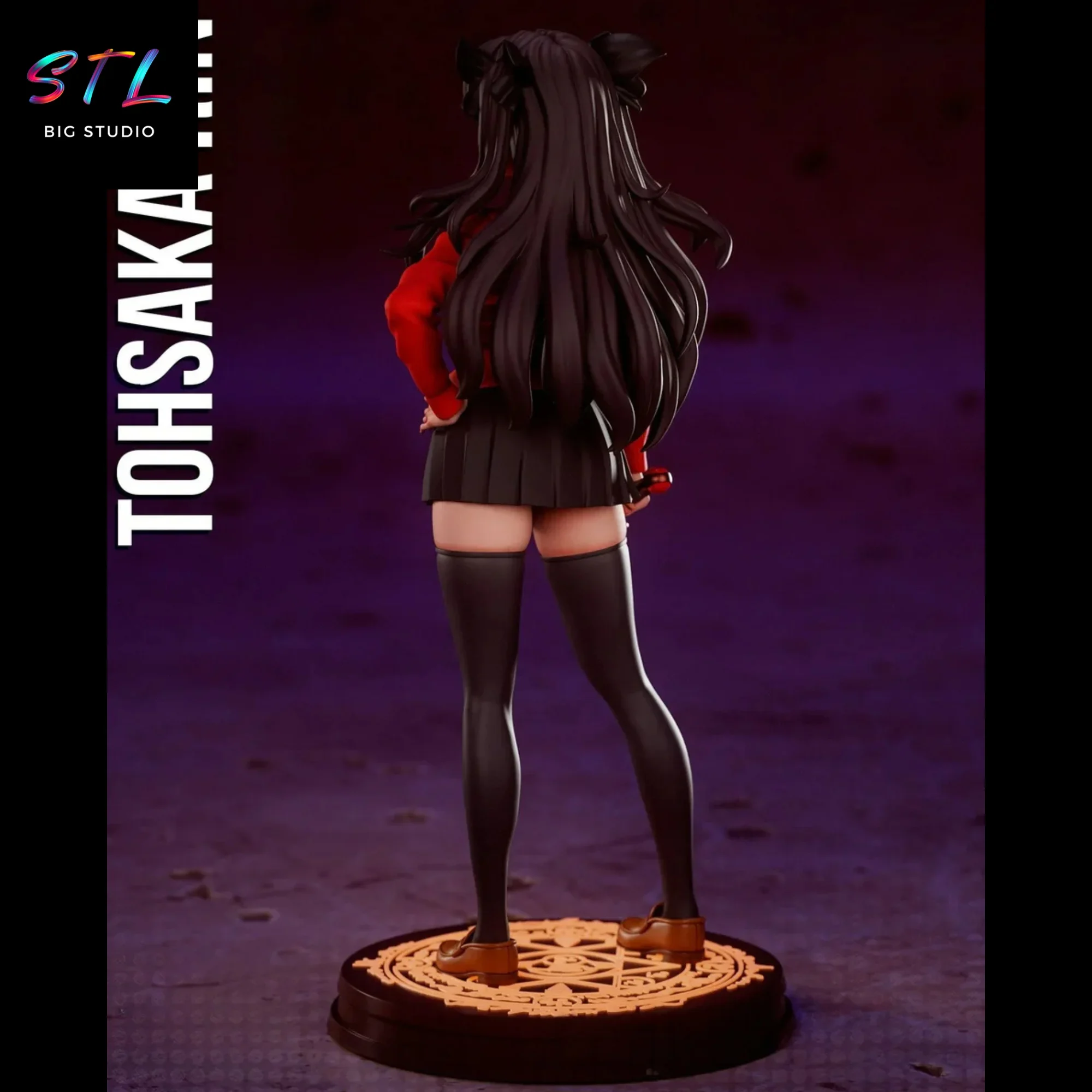 tohsaka rin stl fate impresion 3d tohsaka rin stl fate impresion 3d